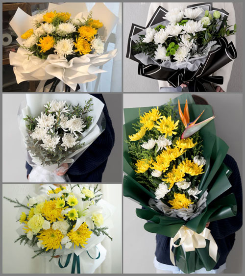 贵州黔西南州望谟县新屯街道里牛村白事花束代送